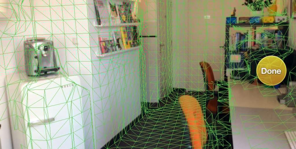 A good 3D scan of your space requires various textures and surfaces.