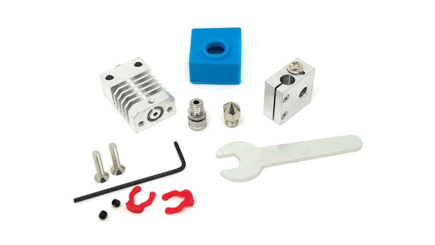 The Micro Swiss all-metal hot end comes with everything you need to upgrade