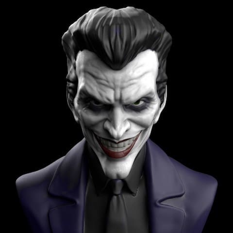 This Joker model is more toned-down compared to newer renditions.