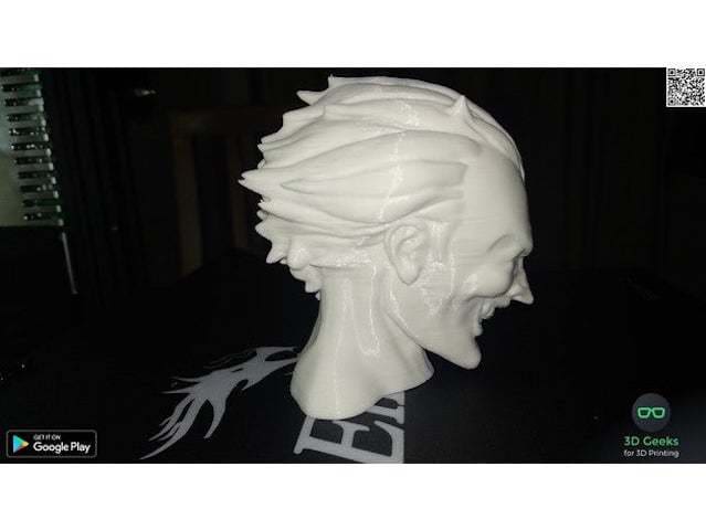 This model of the Joker looks great in white.