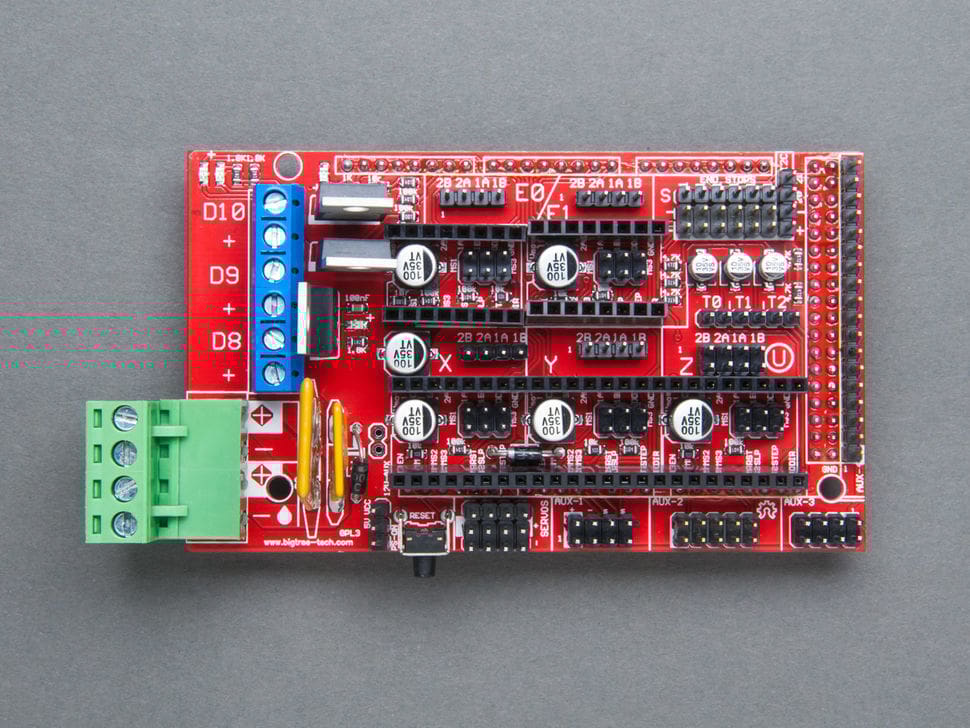 The RAMPS shield is very common in hobby CNCs.