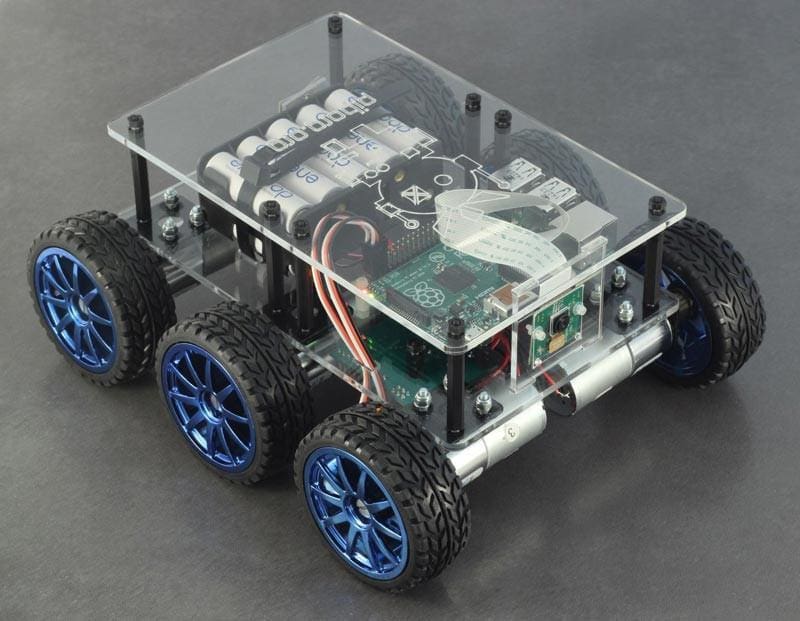 SBCs can be used for hobbyist robotics projects like this one.