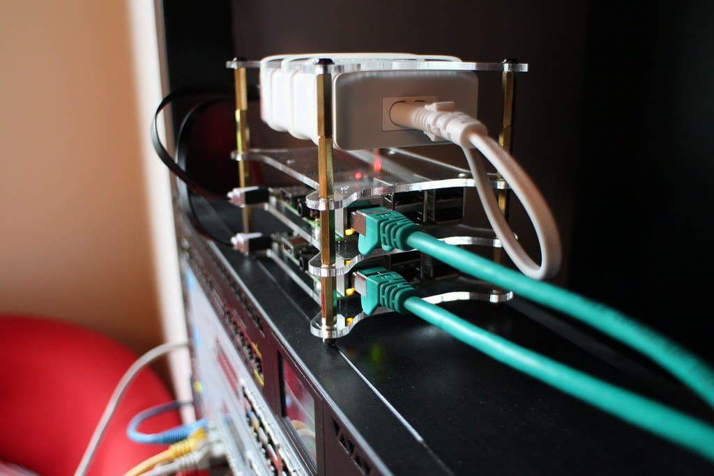 Network cluster using two SBCs.