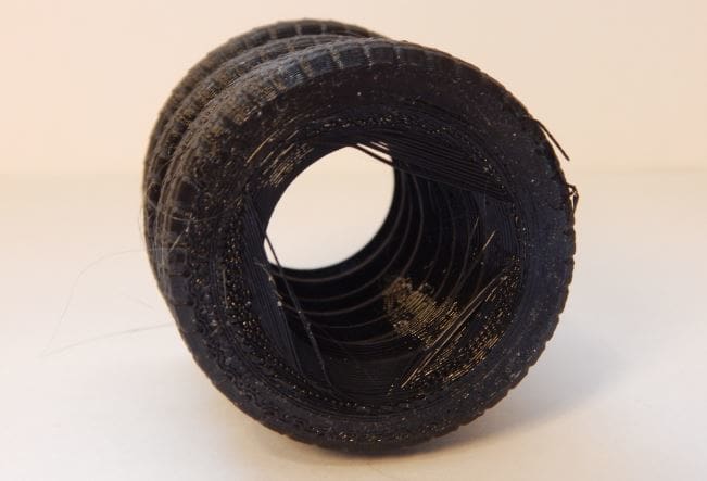 There were a few slight problems at the base of our Tire Stack test.