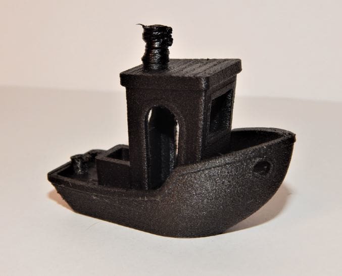 Our first successful 3DBenchy.