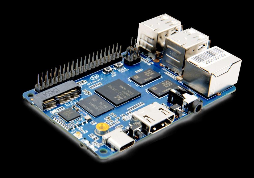 The bare M4 board