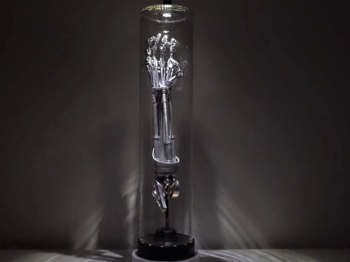 This lamp is modeled after the one seen in T2: Judgement Day