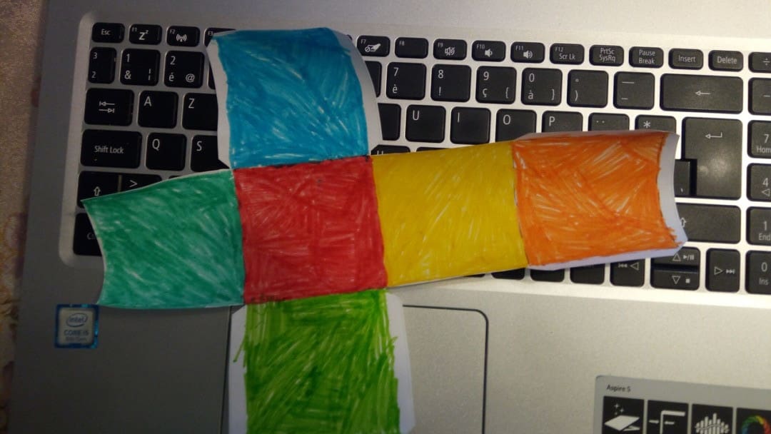 Colors have been applied with a manual method.