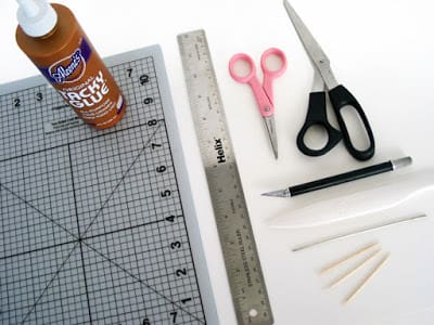 Typical tools used during the assembly