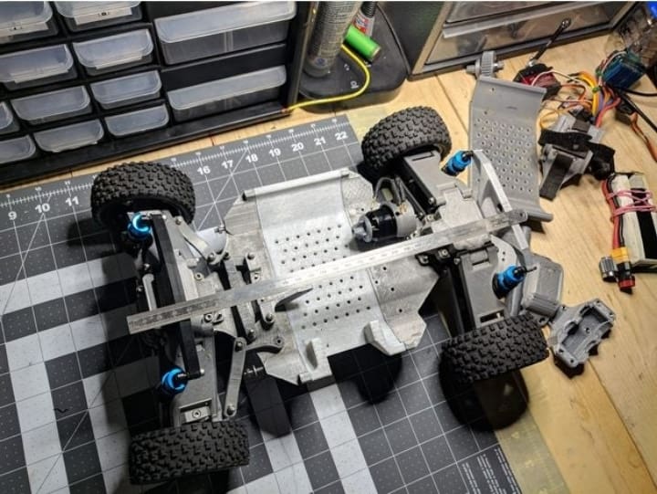 Many 3D printed parts later, this beast is born.