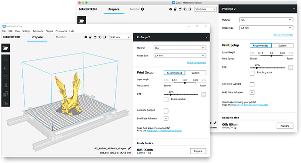 Image of: 2. Cura Makertech