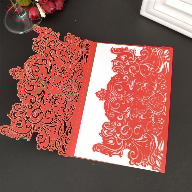Intricate swirls that would take days to cut by hand take only moments when cut by laser