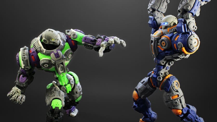The Apollo 3D printed action figure, an original design