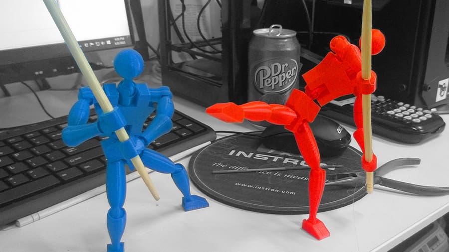 Free action figure models at Thingiverse