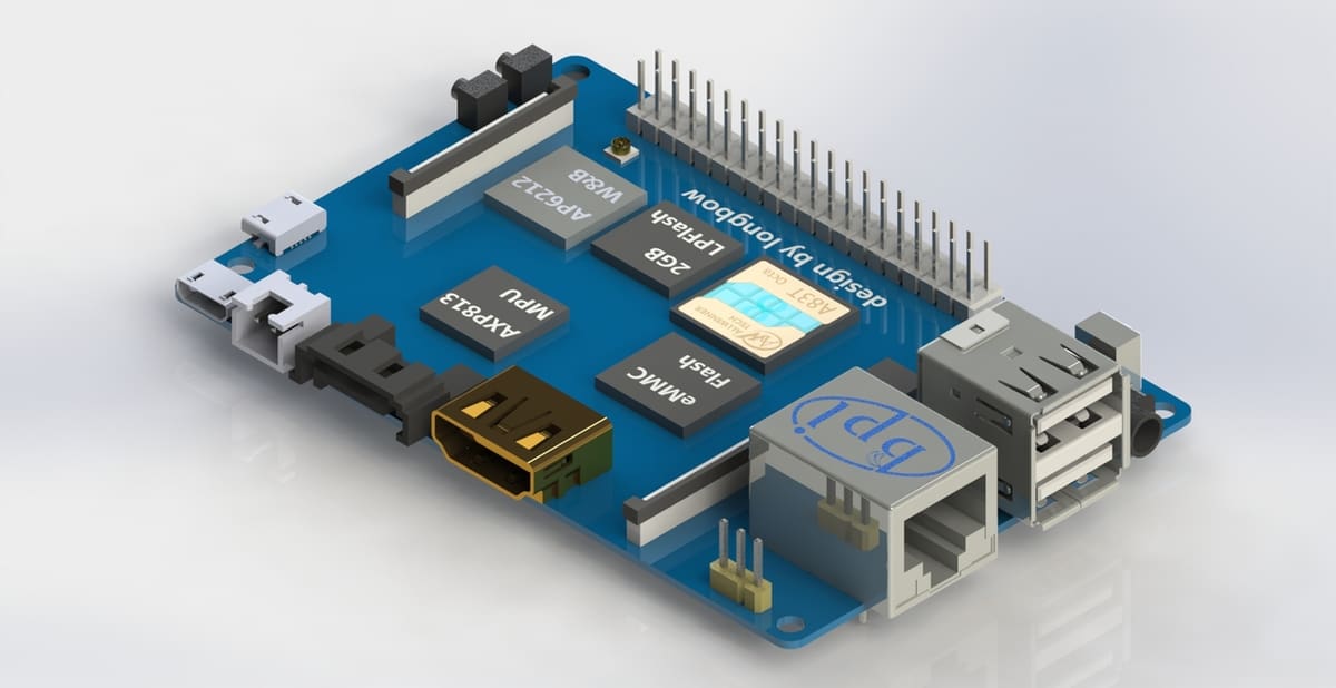 A 3D model of the BPI-M3