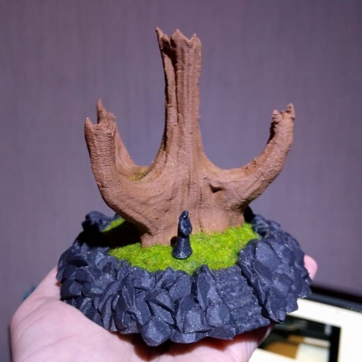 A replica of the infamous Jedi tree