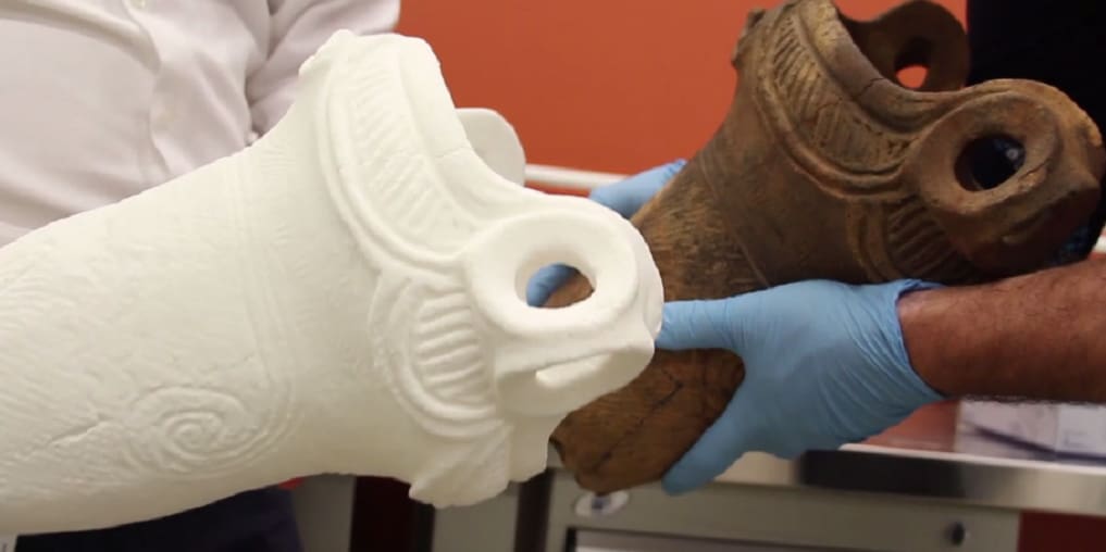 3D printing and scanning lets archaeologists restore and study exact copies of precious objects
