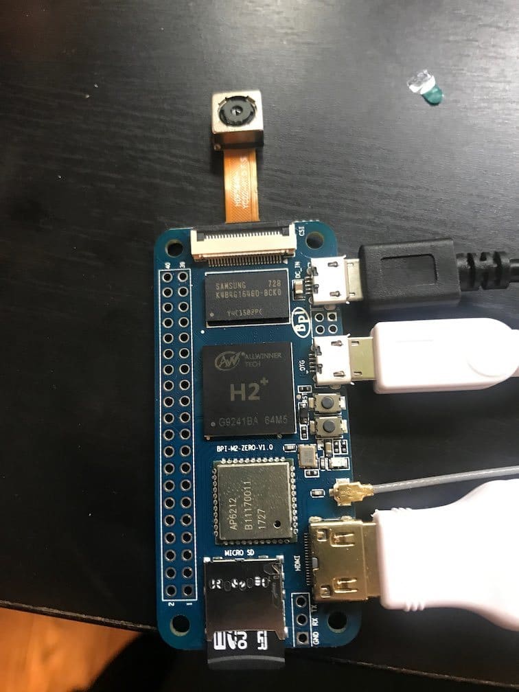 BPI-M2 Zero has the connections you need