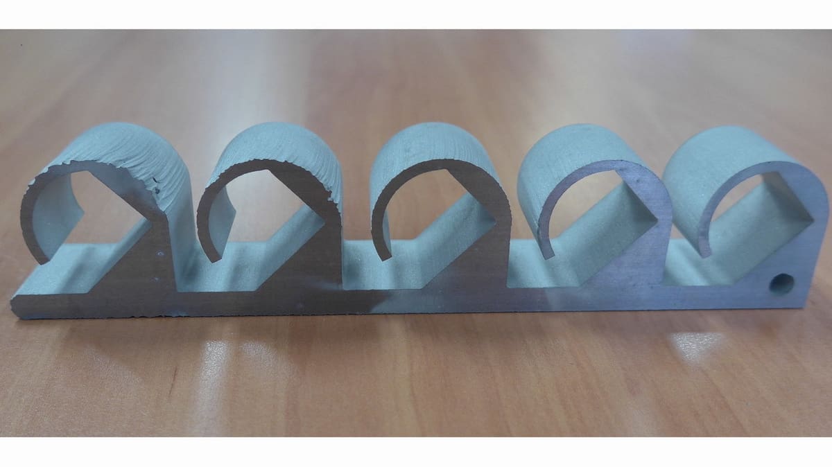 The smooth waterjet surface finish