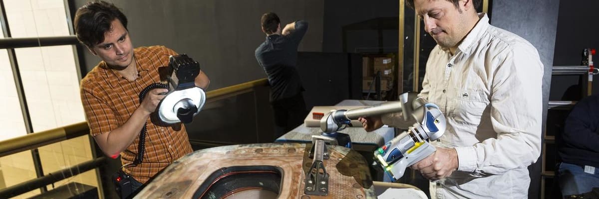 The Smithsonian uses 3D scanning to preserve historical artifacts for future generations