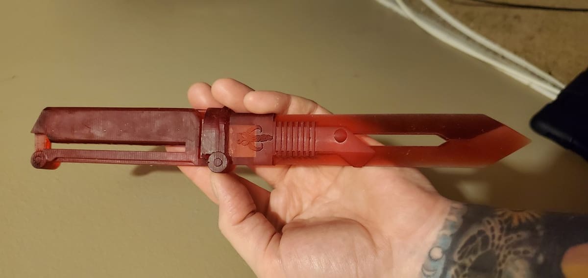 This Mandalorian knife will certainly keep you safe on those dangerous missions