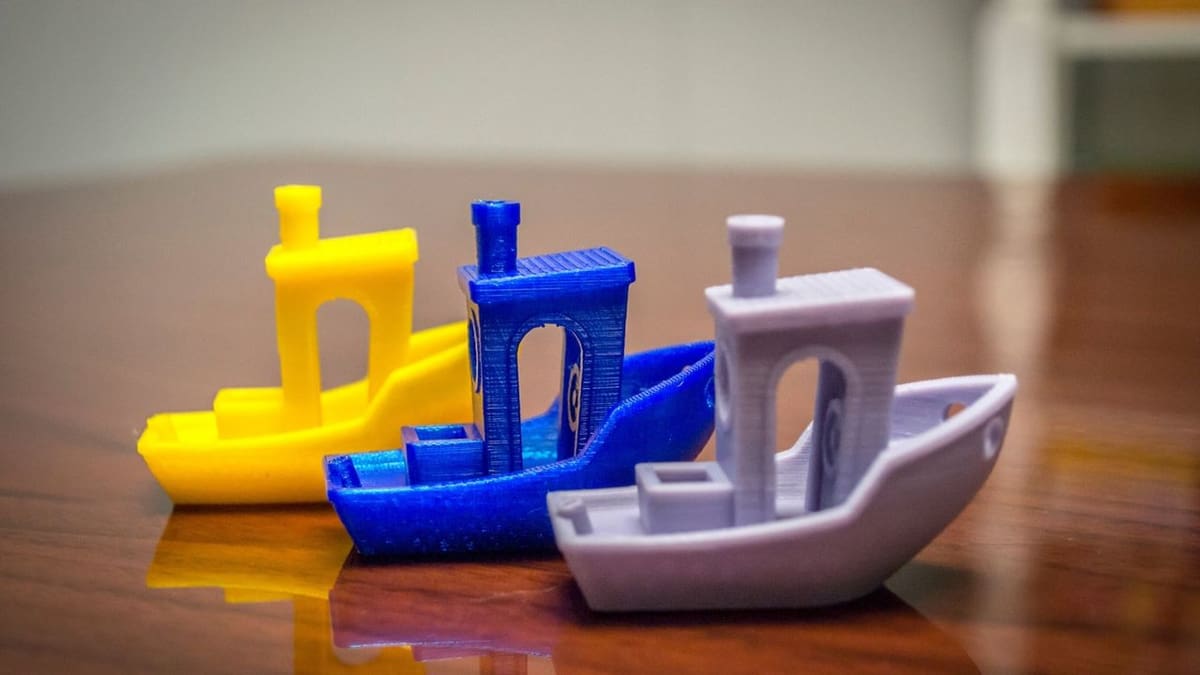 3DBenchys printed on the Ender 3