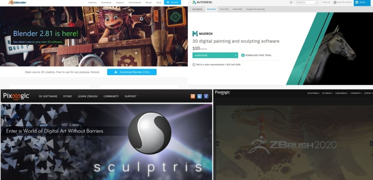 Some of the main alternatives to Substance Painter