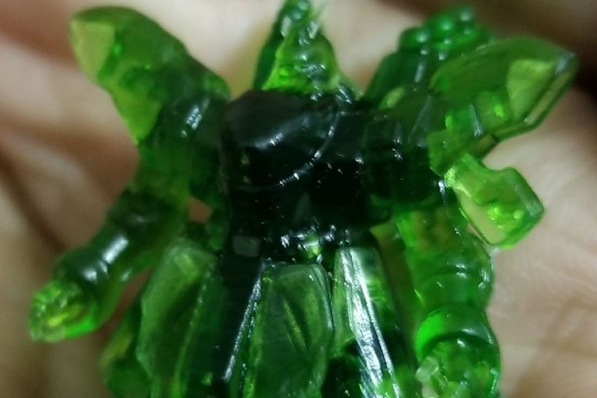 This make of the Gundam Sazabi was made on an Anycubic Photon