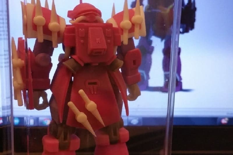 This MS-08TX/S Efreet Schneid is a difficult print but the detail is worth the effort