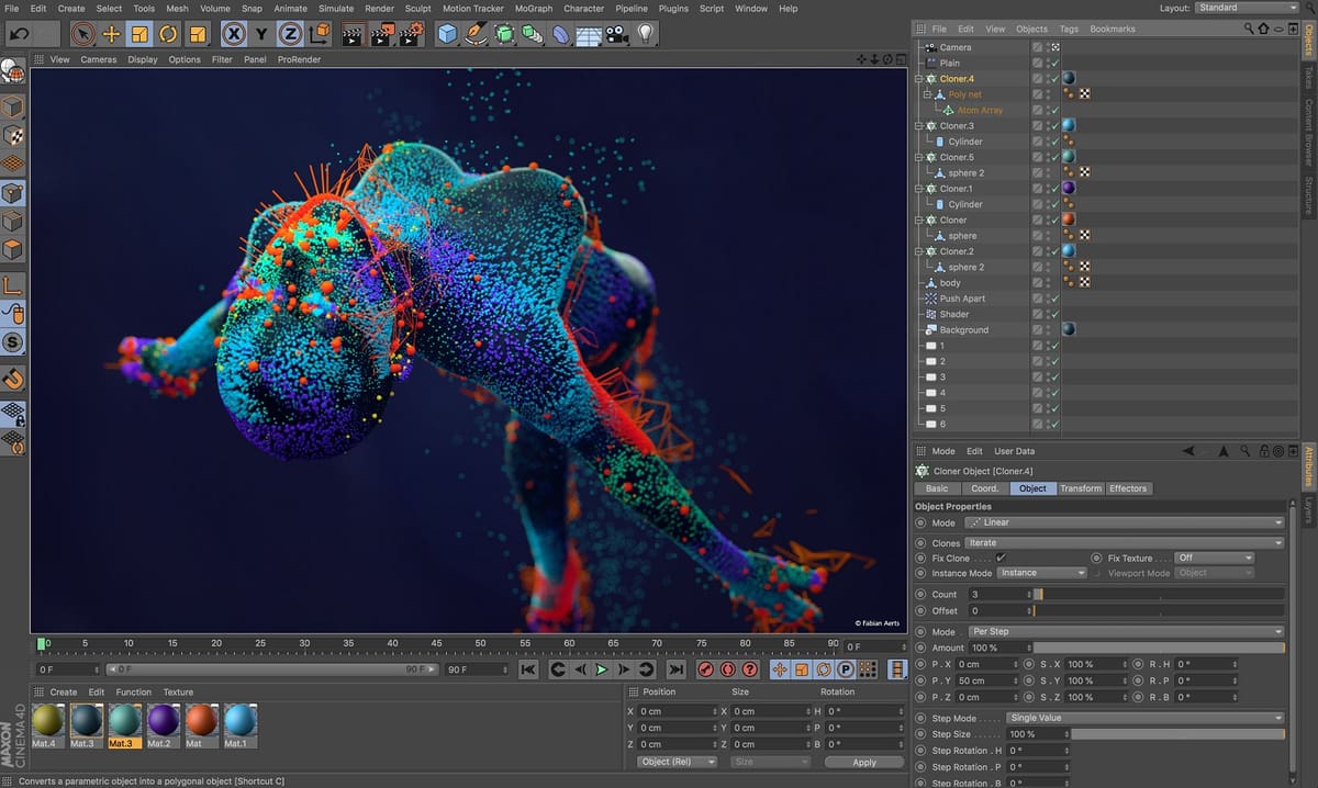 Foto de Softwares de animação 3D/2D: Cinema 4D