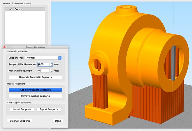 Custom supports – a definite win for Simplify3D
