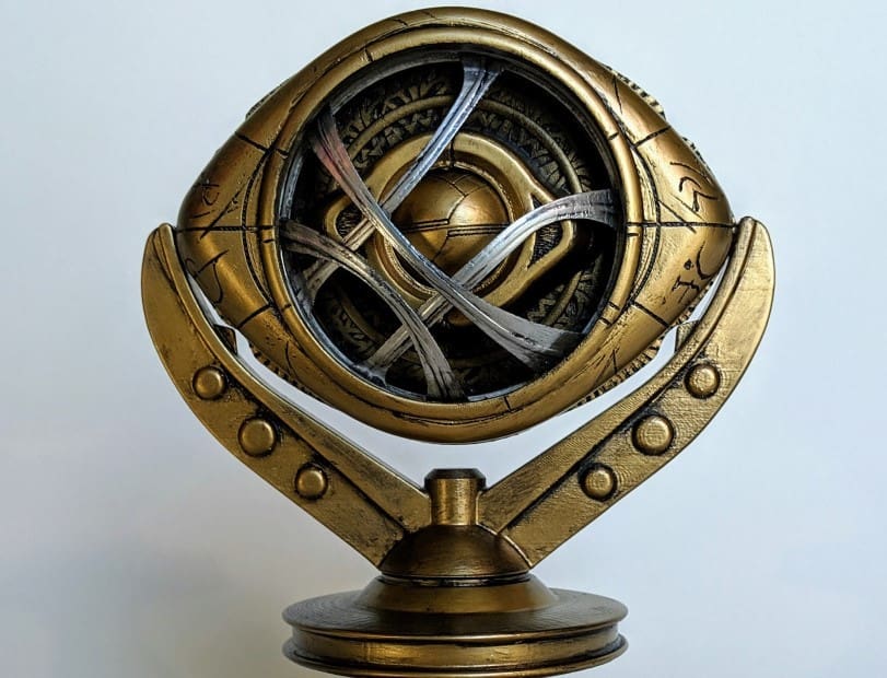 The Eye of Agamotto, completed and painted