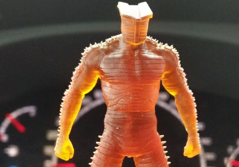 The Asgardian Destroyer printed in resin