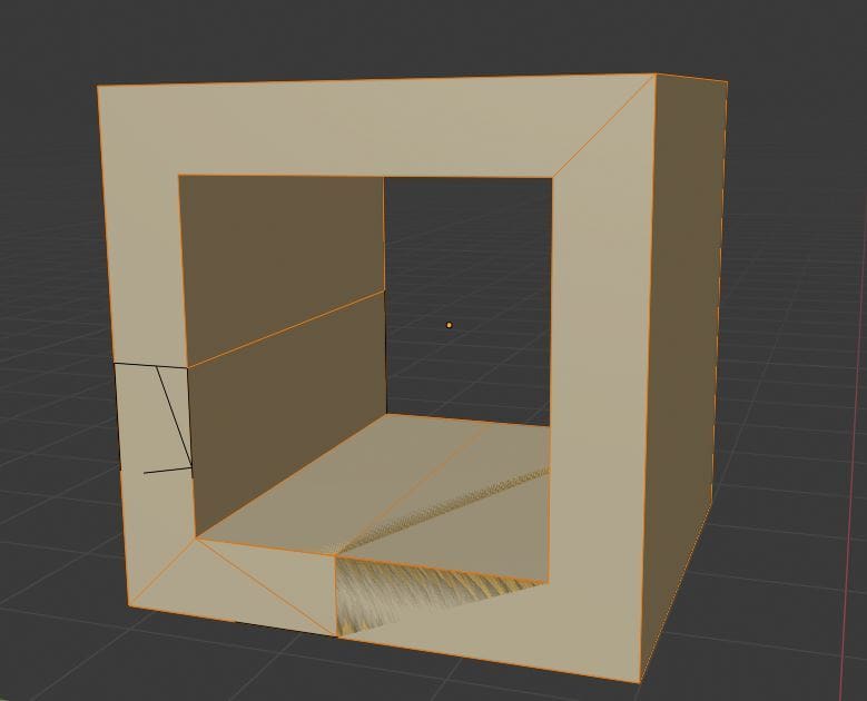 Non-manifold edges created during a boolean operation