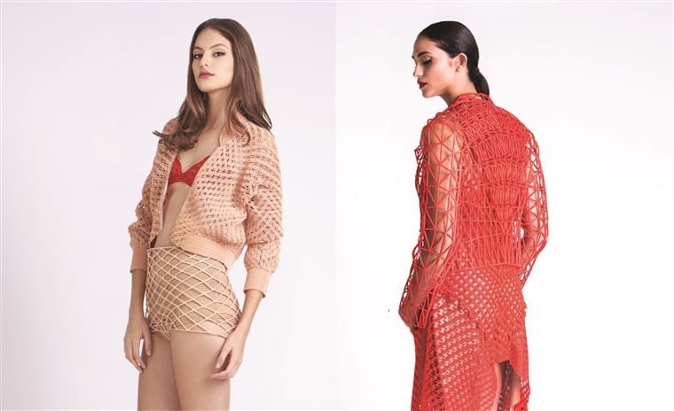 A one-of-a-kind 3D printed dress