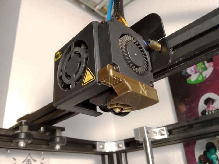 Photo de Améliorations de la Creality Ender 5 - Upgrades et Mods : Conduit de refroidissement