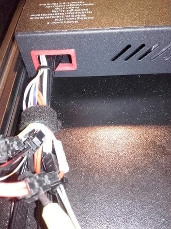 Photo de Améliorations de la Creality Ender 5 - Upgrades et Mods : Protection de câbles