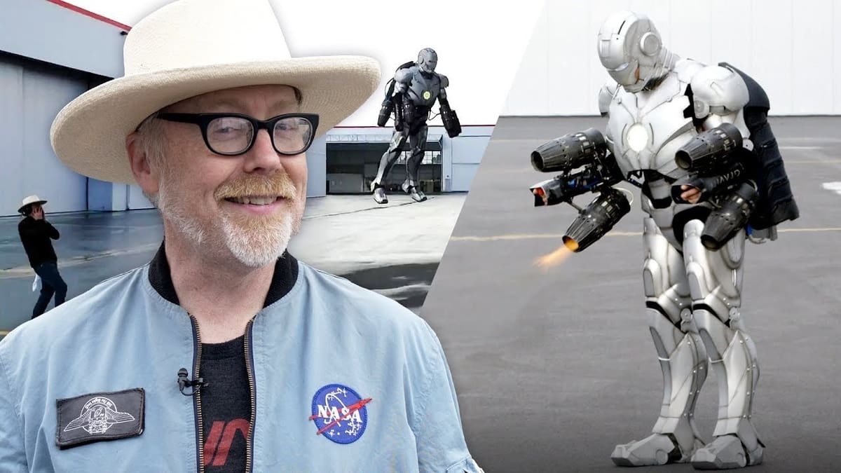 This titanium Iron Man suit can actually fly