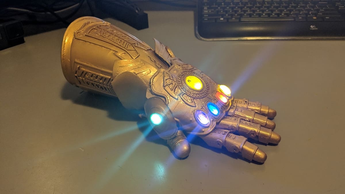 A remix of the original model with LEDs