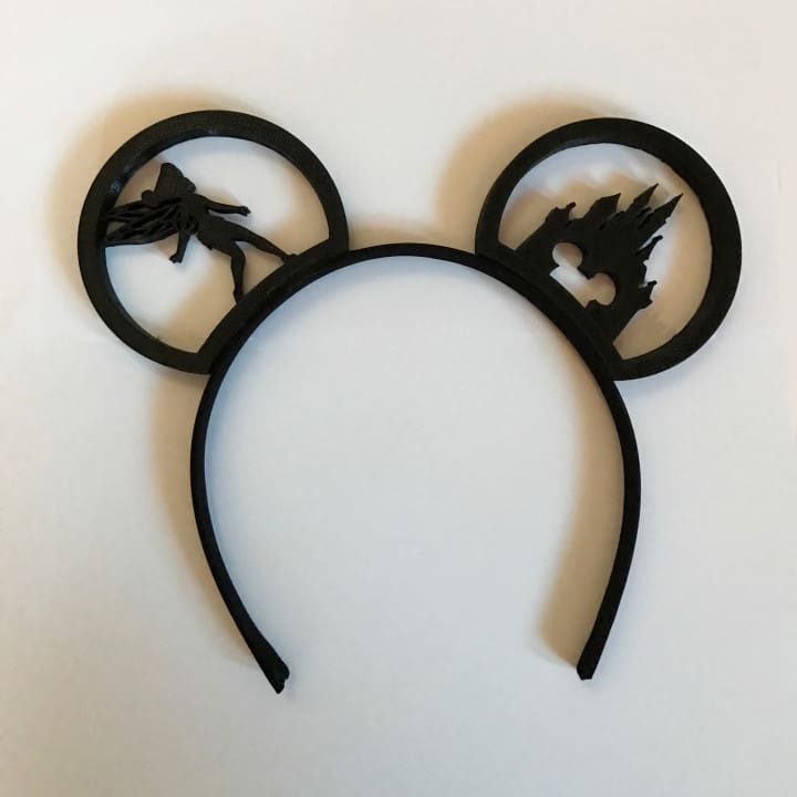 The Tinkerbell and Disney castle ears