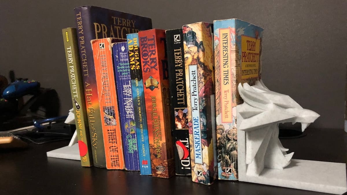 A set of Witcher-inspired book ends