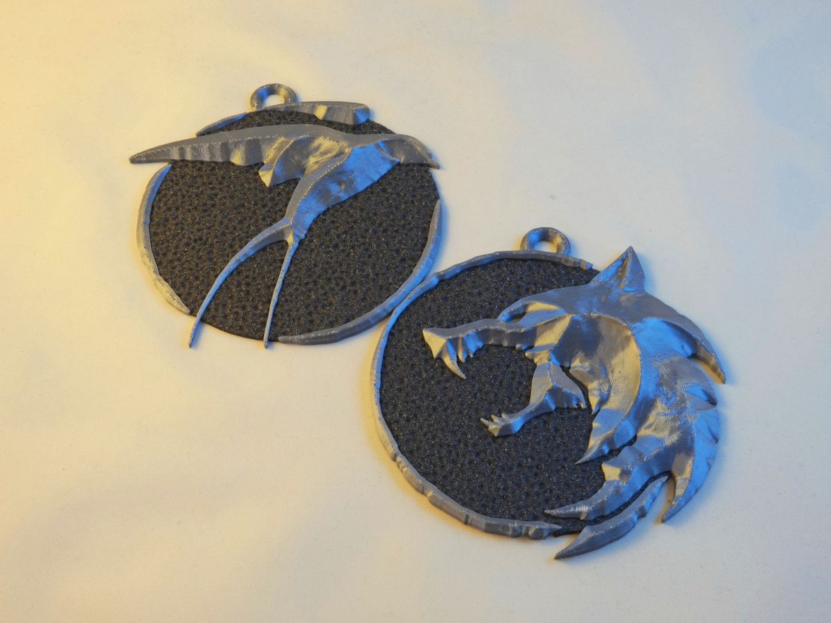 Witcher medallions from the hit TV show
