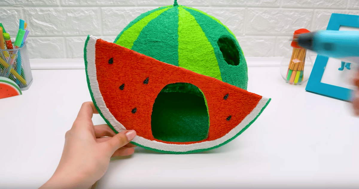 A watermelon house for your hamster