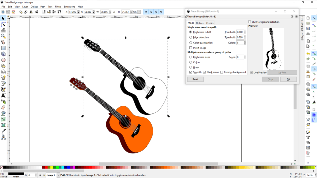 A simple image makes for a good vector