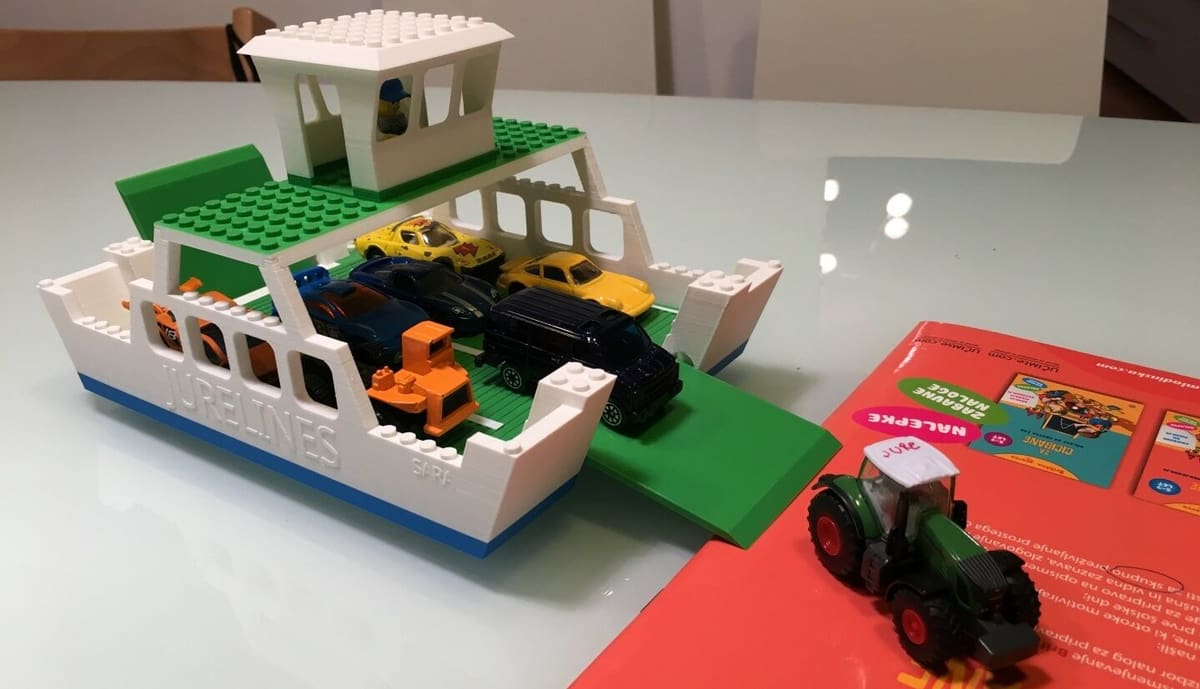 Don't lose any bricks from your floating ferry in the pool filter!