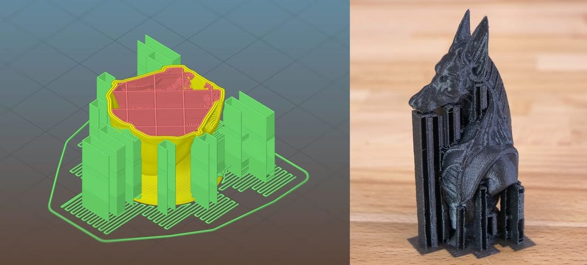 Adding supports to an FDM print can be a crucial point in determining the outcome