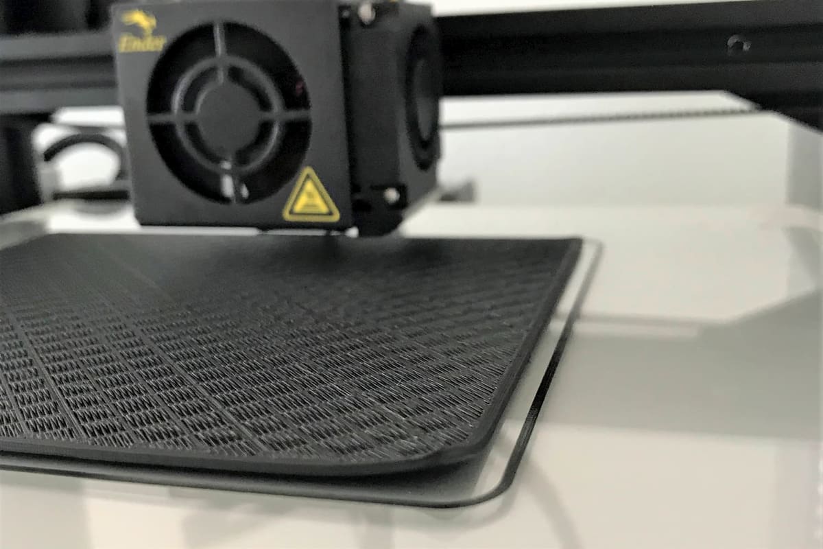 Warping on an Ender 3's glass print bed
