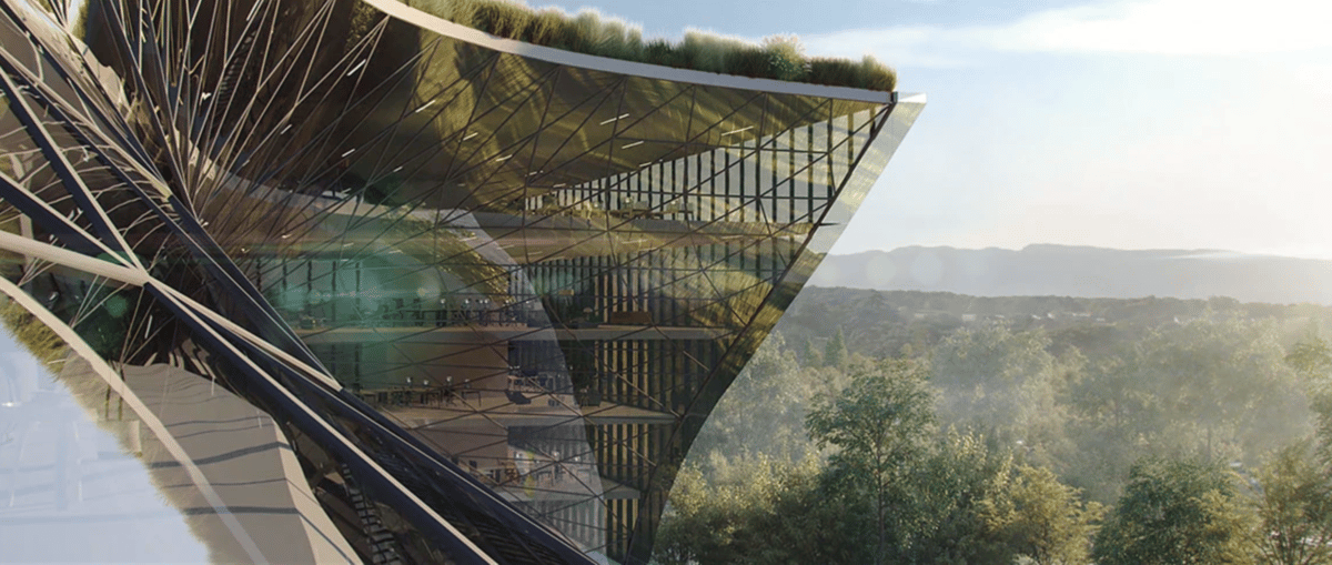 Architectural render produced by 3ds Max