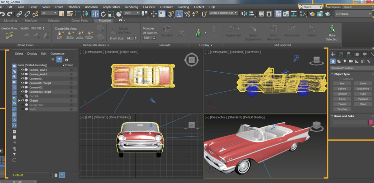 Have total control with 3ds Max's UI