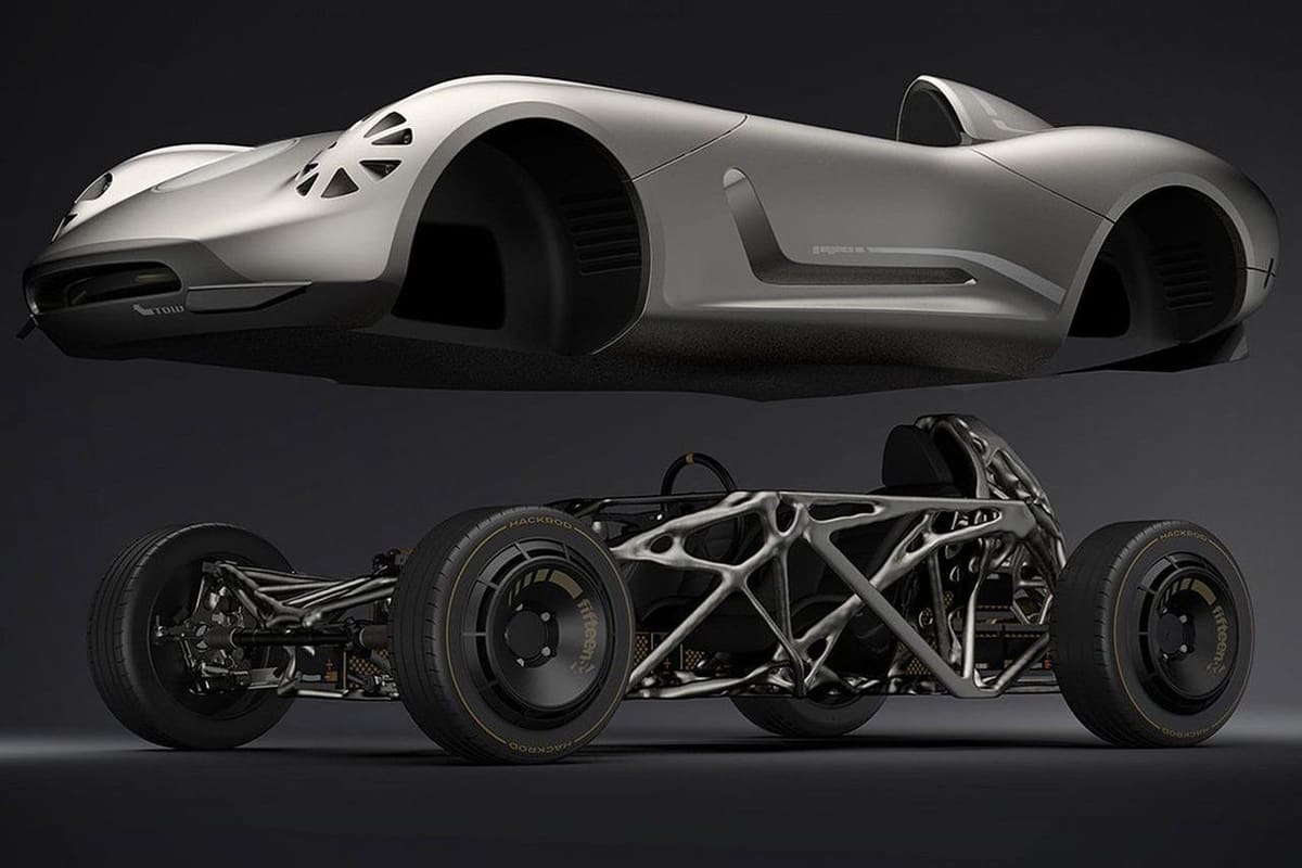 A custom car design